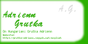 adrienn grutka business card